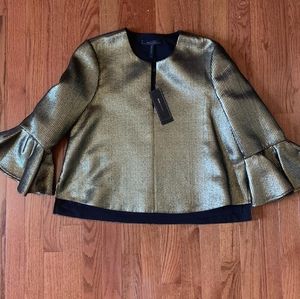 BCBGMaxAzria Valari Bell Sleeve Top NWT Small